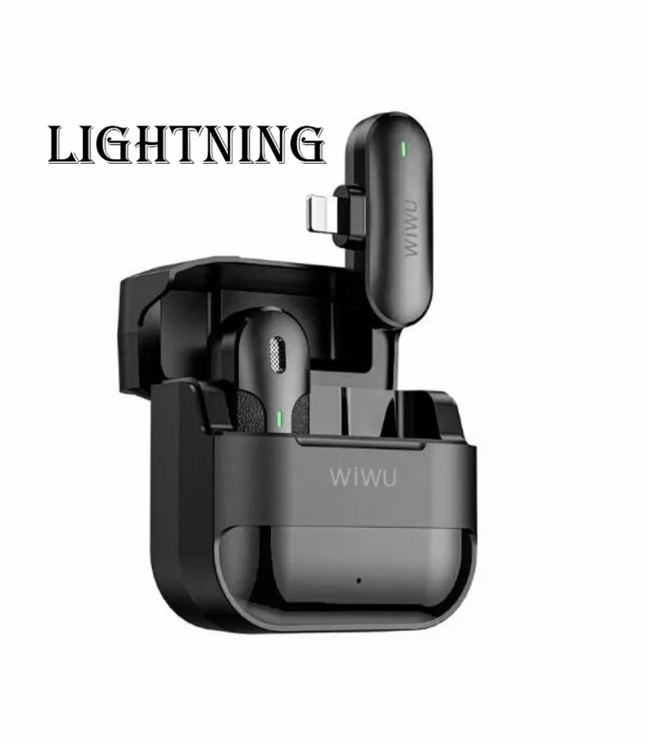 Беспроводной Петличный микрофон WiWU Wi-WM001 Lightning, картинка 1