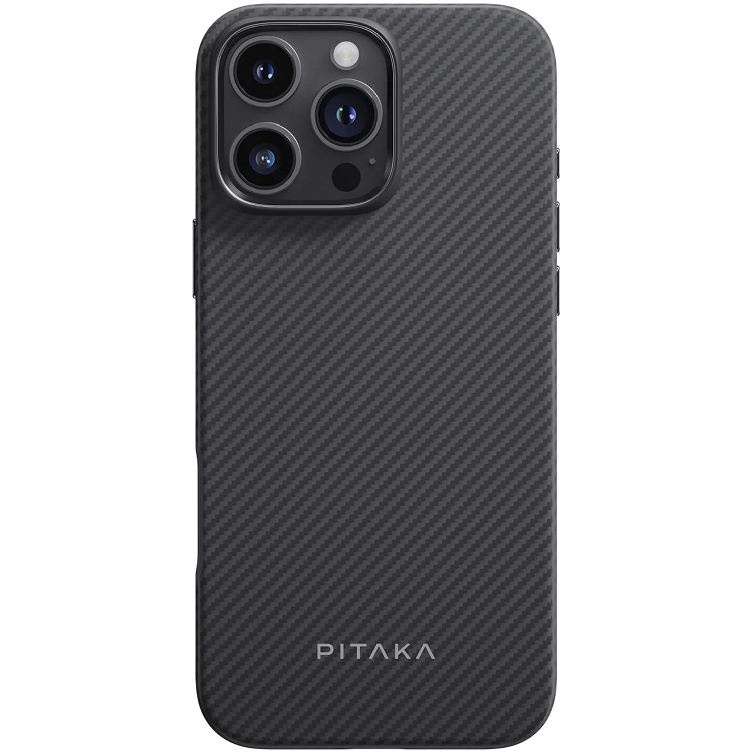 Чехол PITAKKA для iPhone 16 Pro Max Military-Grade Protective Case Black