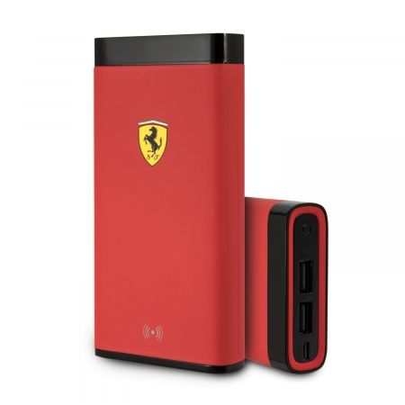 Внешний аккумулятор Ferrari Wireless 10000 mAh Red