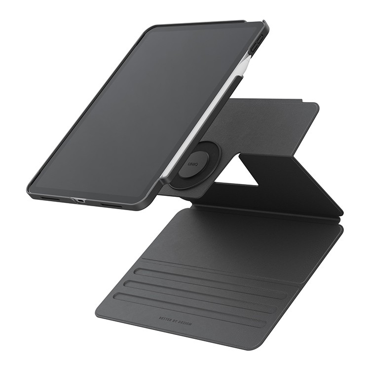 Чехол для iPad Air 11 (2024/2025) UNIQ Rovus SnapMount, Flint Grey, картинка 6