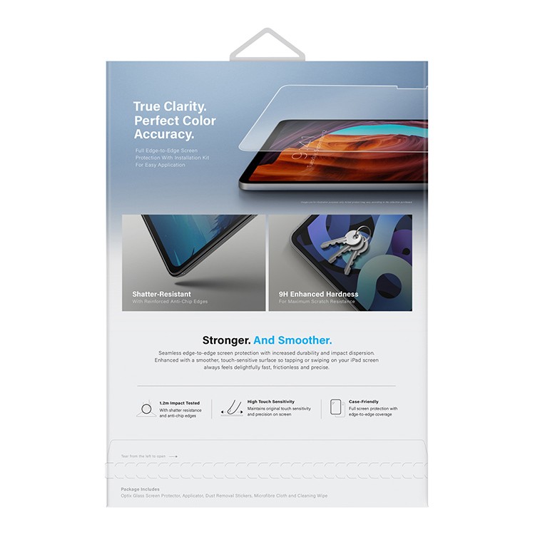 Защитное стекло для iPad Pro 11 (2024) UNIQ Optix Matte Clear, картинка 3