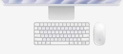 Моноблок Apple iMac 24" (2024) Retina 4,5K MWUV3 Silver (M4 10Core CPU, 10Core GPU/16Gb/512SSD), картинка 4