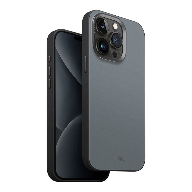 Чехол для iPhone 15 Pro Max UNIQ Lyden Washed Blue Black, картинка 1