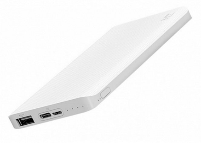 Внешний аккумулятор XiaoMi Power Bank ZMi 10000mAh - White, картинка 3