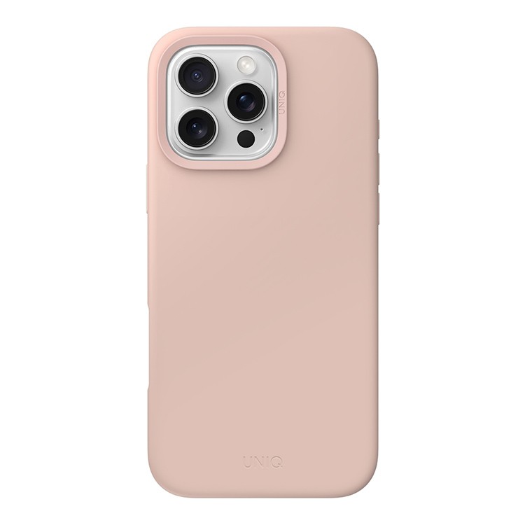 Чехол для iPhone 16 Pro UNIQ Lino Hue Magnets Pink, картинка 1