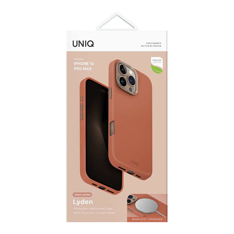 Чехол для iPhone 16 Pro Max UNIQ Lyden Terracotta, картинка 7