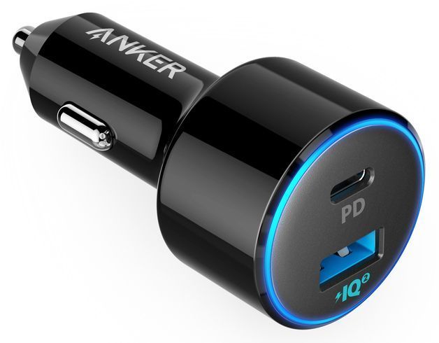 Автомобильное ЗУ ANKER Car Charger Power Drive PD 2 USB-A USB-C Black, картинка 1