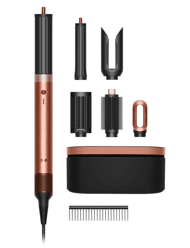 Стайлер Dyson Airwrap HS09 Co-anda 2x (Amber silk) - Подарочный кейс для хранения