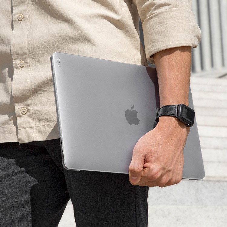 Чехол UNIQ для Macbook Pro 16 HUSK PRO Claro Matte Clear, картинка 4