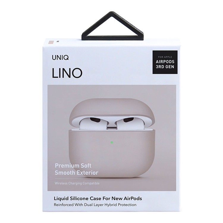Чехол для AirPods 3 UNIQ Lino Color Pink, картинка 5