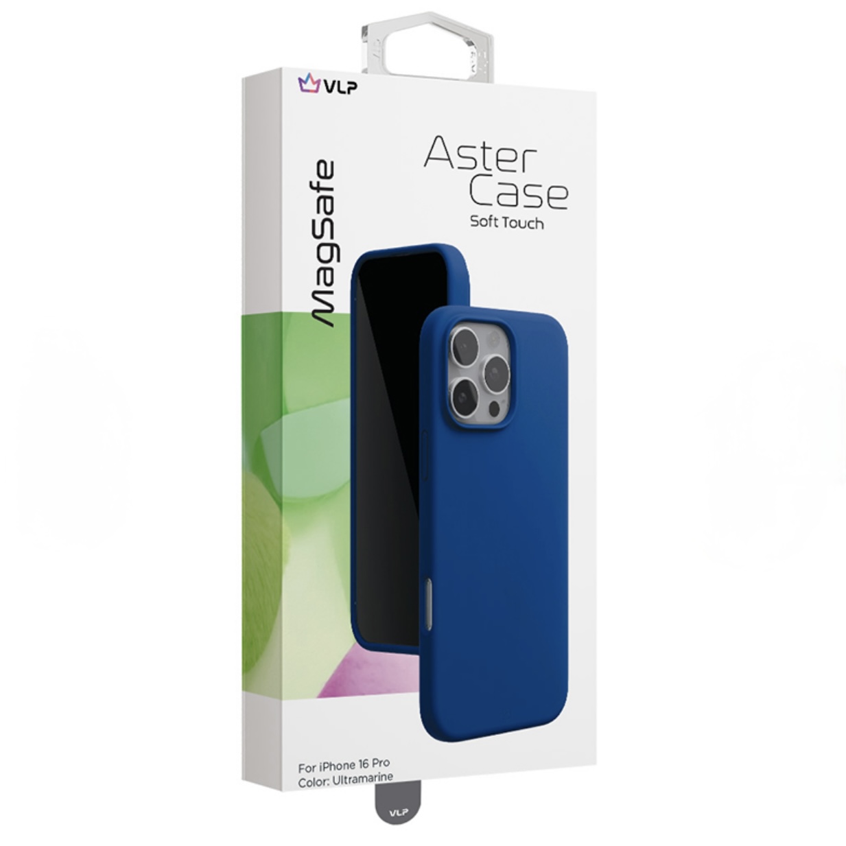Чехол для iPhone 16 Pro Max VLP Aster Case c MagSafe, ультрамарин, картинка 5