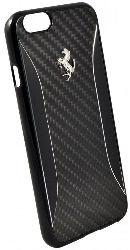 Чехол Ferrari iPhone 6/6S GT Experience Hard Carbon Aluminium - Black, слайд 2