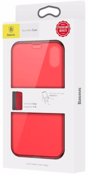 Чехол BASEUS Phone X Touchable Case Red, слайд 4