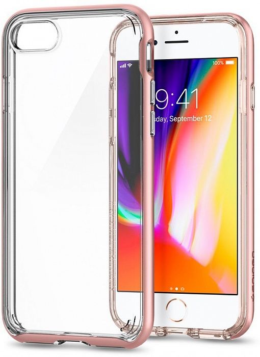 Чехол SGP iPhone 7/8 Plus Neo Hybrid Crystal 2 Rose Gold, картинка 1