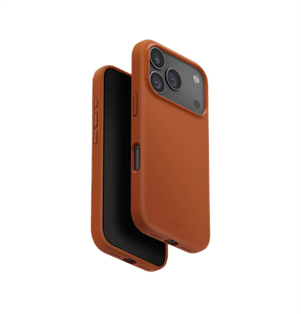 Чехол для iPhone 17 Pro Max UNIQ Lino Sunset Orange