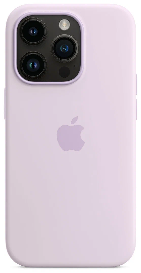 Чехол для iPhone 14 Pro Silicone Case Lilac Original, картинка 3