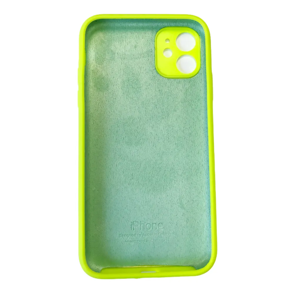 Чехол Silicone Case для Apple iPhone 11, ярко-зеленый, картинка 2