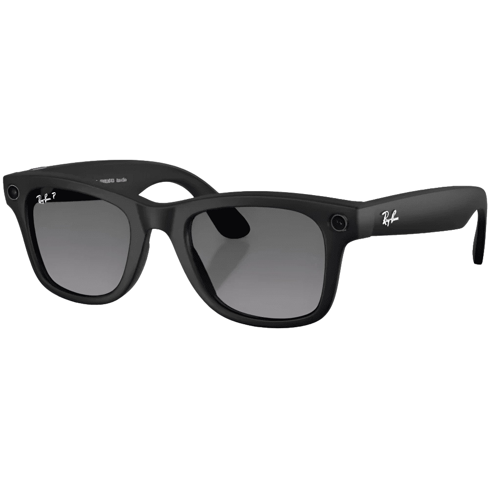 Умные очки RayBan Wayfarer RW4012 (Gen 2) Matte Black/Polar Gradient Graphite (150 - 50), картинка 2