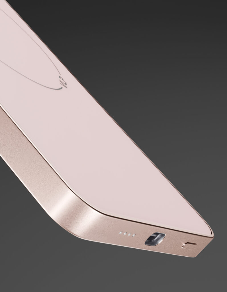 Внешний аккумулятор VLP B-Energy MagSafe 5000 mAh , UCB-C, пустынный титан , картинка 6