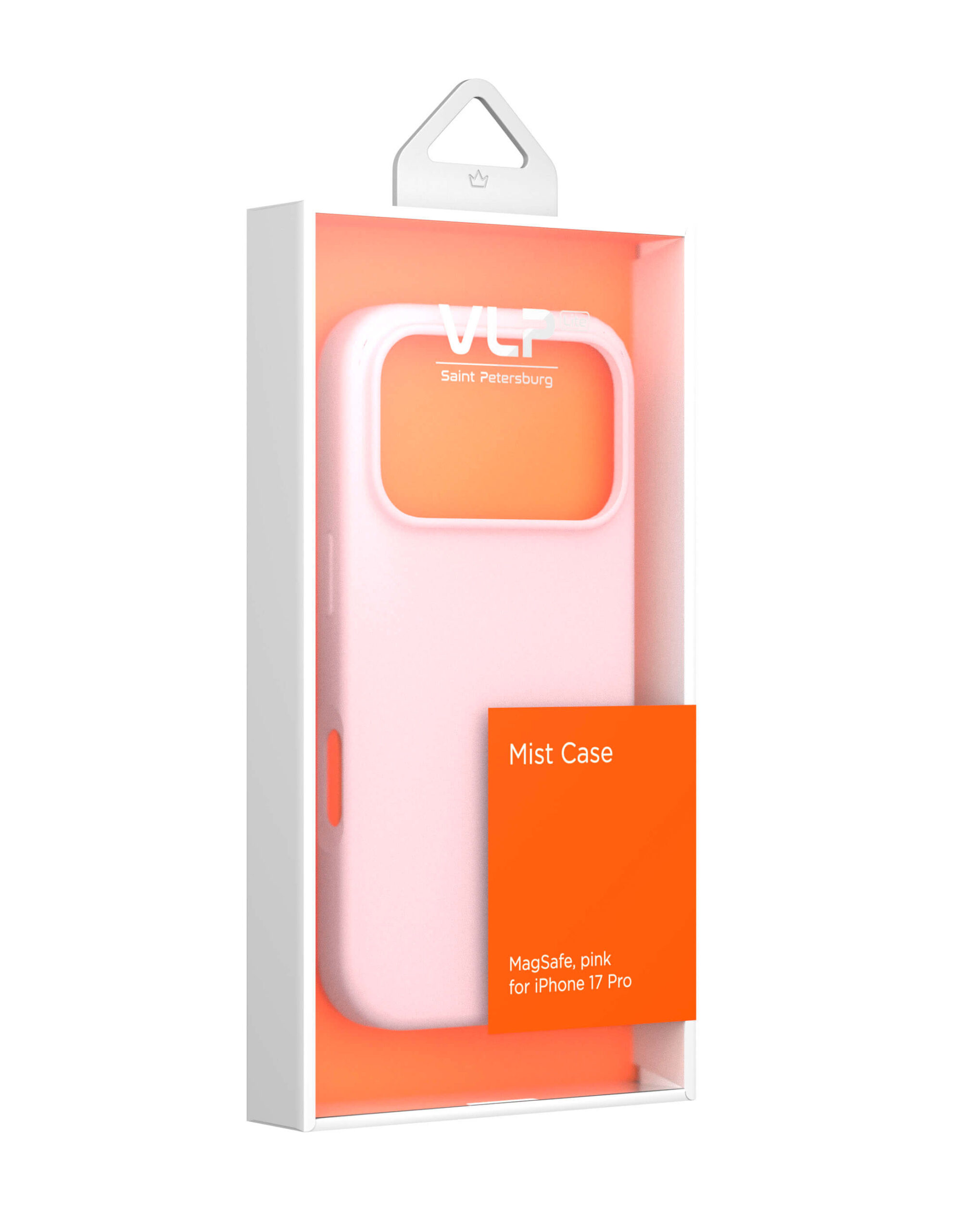 Чехол для iPhone 17 Pro VLP Lite Mist Case c MagSafe, розовый, картинка 7