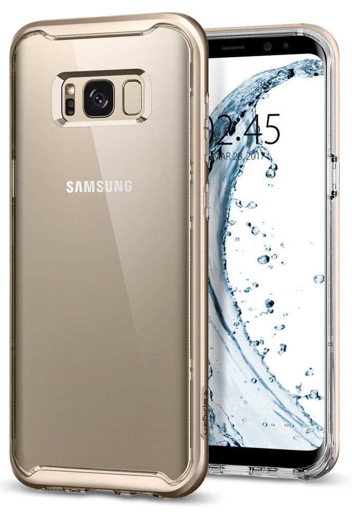 SGP Чехол Samsung S8 Neo Hybrid Crystal Gold Maple, картинка 1
