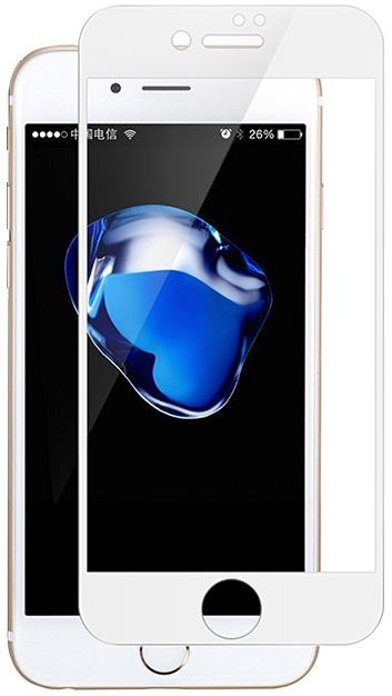Защитное стекло iPhone 7/8 6D White, картинка 1
