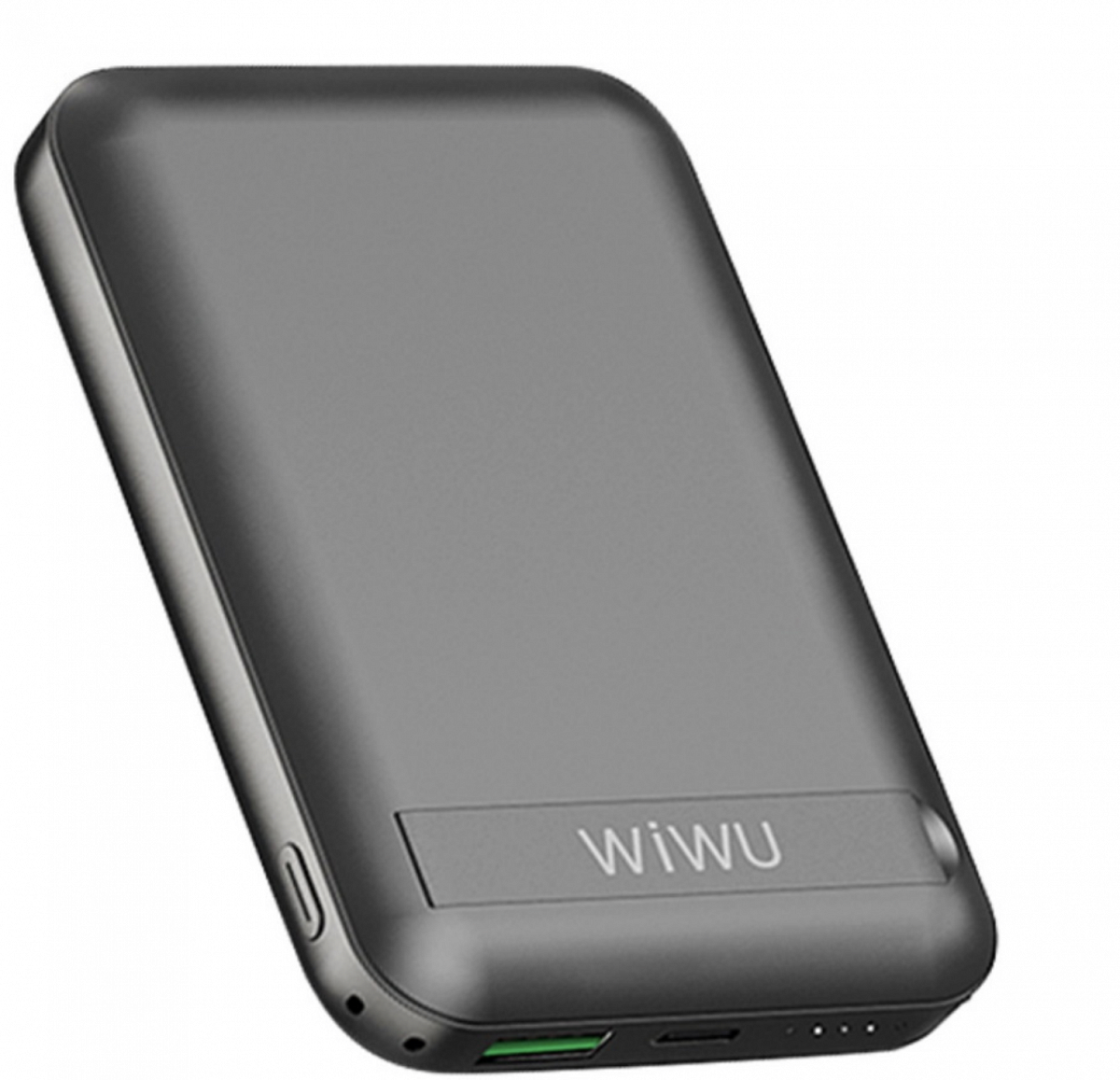 Внешний аккумулятор WiWU Snap Cube Magnetic 10000mAh 22.5W Black, картинка 1