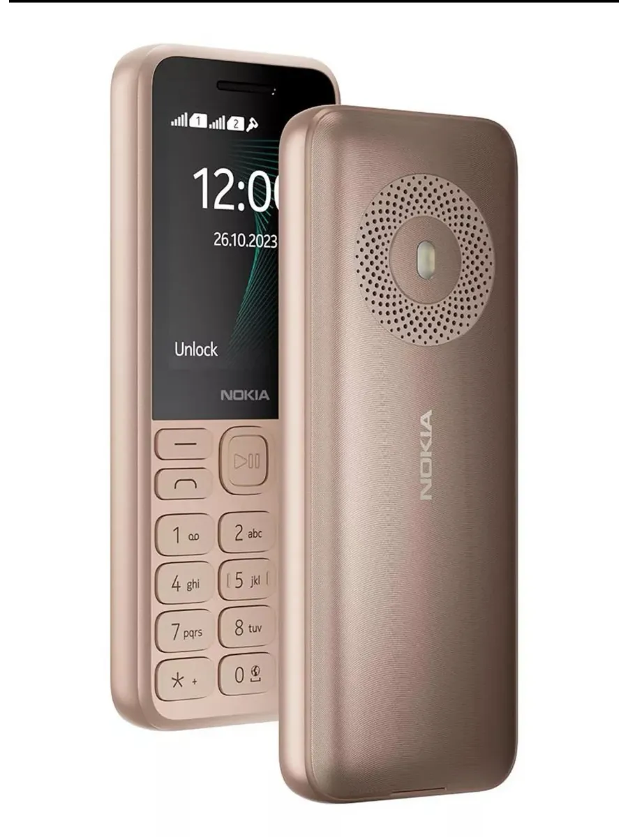 Мобильный Телефон Nokia 130 Dual Sim Gold, картинка 2