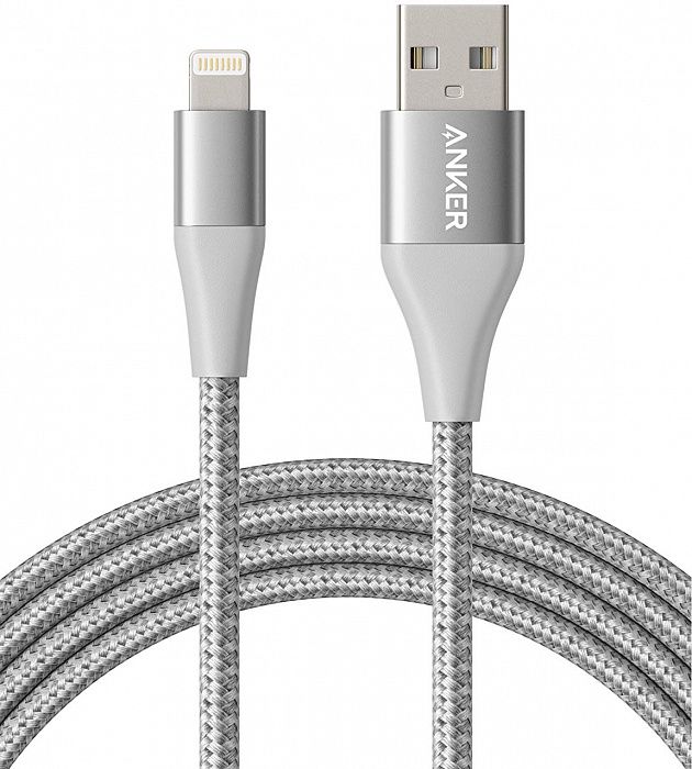 Кабель ANKER PowerLine+ 2 Lightning Cable 0.9m - Silver