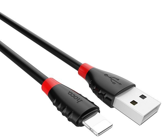 Кабель HOCO X27 Lightning to USB Cable 1.2m - Black, картинка 1