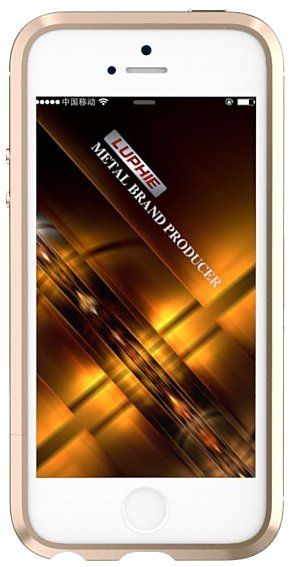 Чехол Luphie iPhone 5S/SE Bumper - Gold