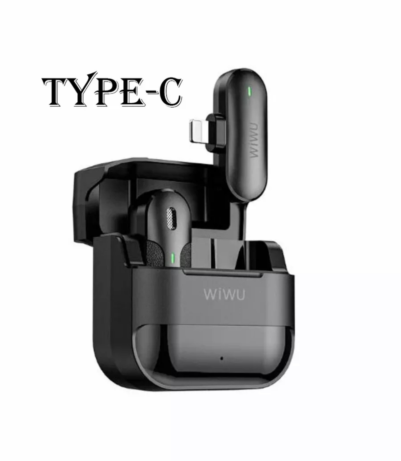 Беспроводной Петличный микрофон WiWU Wi-WM001 Type-C, картинка 1