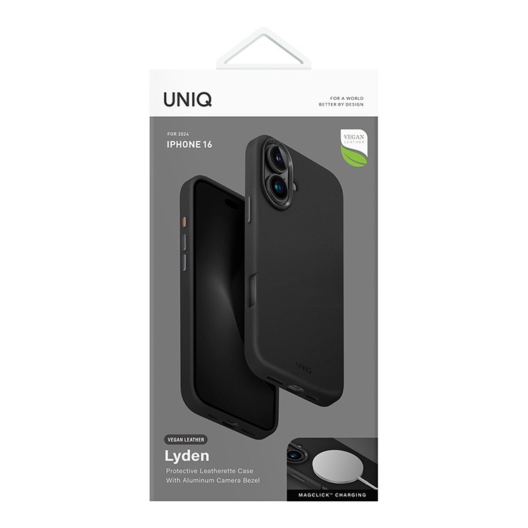 Чехол для iPhone 16 Plus UNIQ Lyden Magnets Black, картинка 6