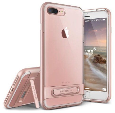 Чехол VERUS Чехол iPhone 7 Plus Crystal Crystal Bumper Rose Gold, картинка 1