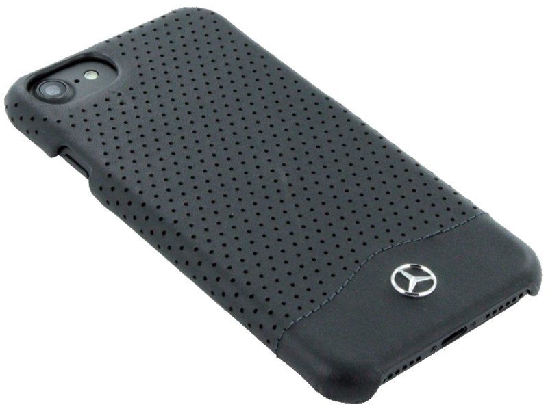 Чехол Mercedes WAVE II iPhone 7 Plus Leather Perforated Hard Case Black, слайд 3