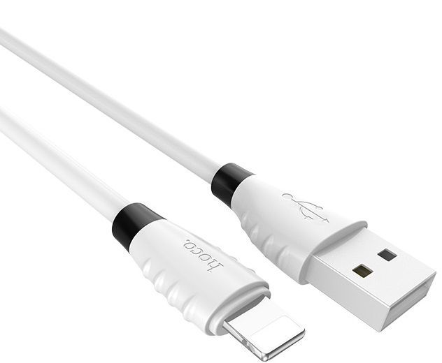 Кабель HOCO X27 Lightning to USB Cable 1.2m - White, картинка 1
