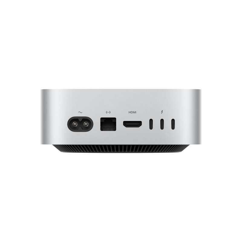 Apple Mac Mini (2024) M4 24GB, 10/10 Core, SSD 512GB Silver, картинка 2