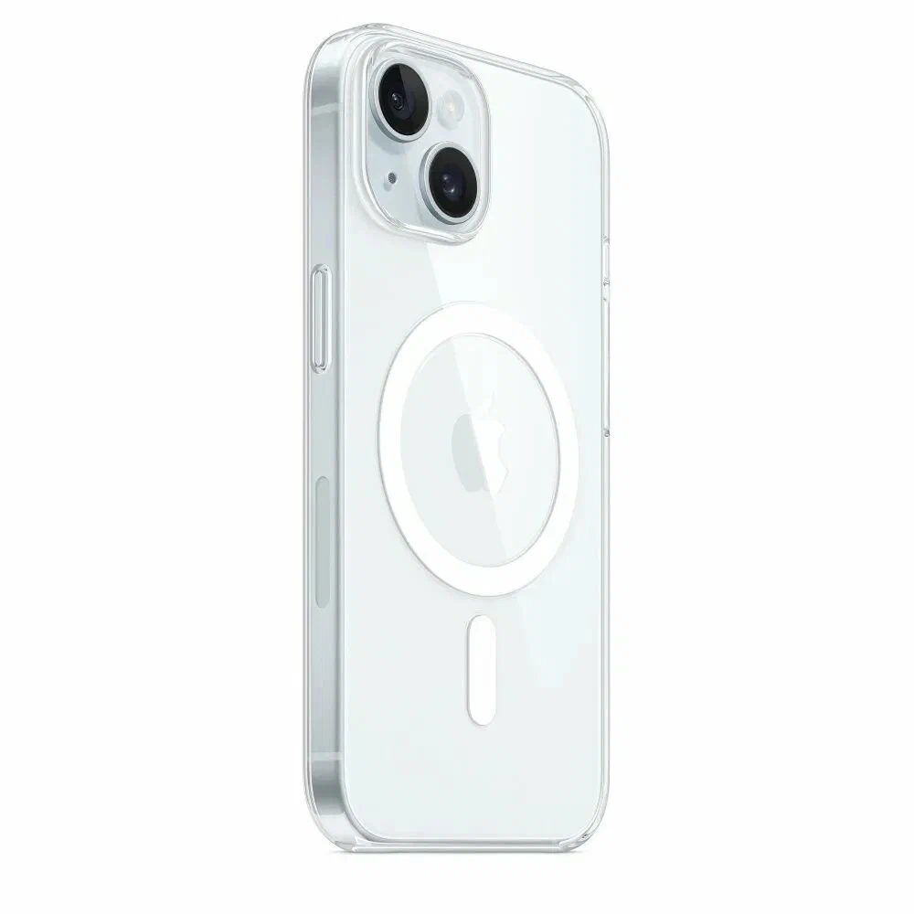 Чехол для iPhone 15 MagSafe Clear Case Copy, картинка 1