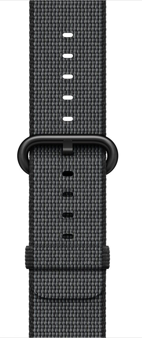 Ремешок для Apple Watch 42mm Nylon - Black, картинка 1