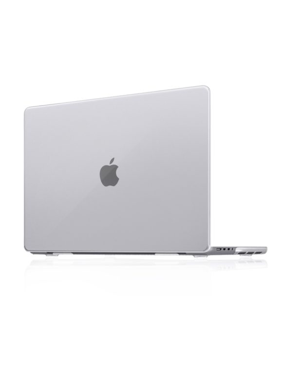 Чехол-накладка VLP Click Case для MacBook Pro 14 2021-2024, прозрачный, картинка 1