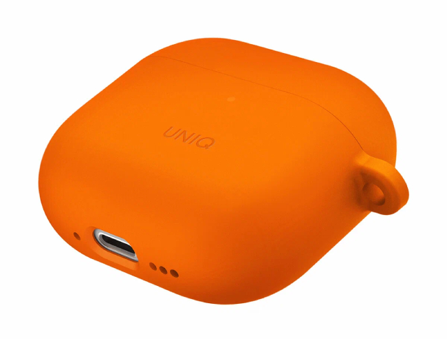 Чехол для AirPods 4 UNIQ Nexo Volt Orange , картинка 2