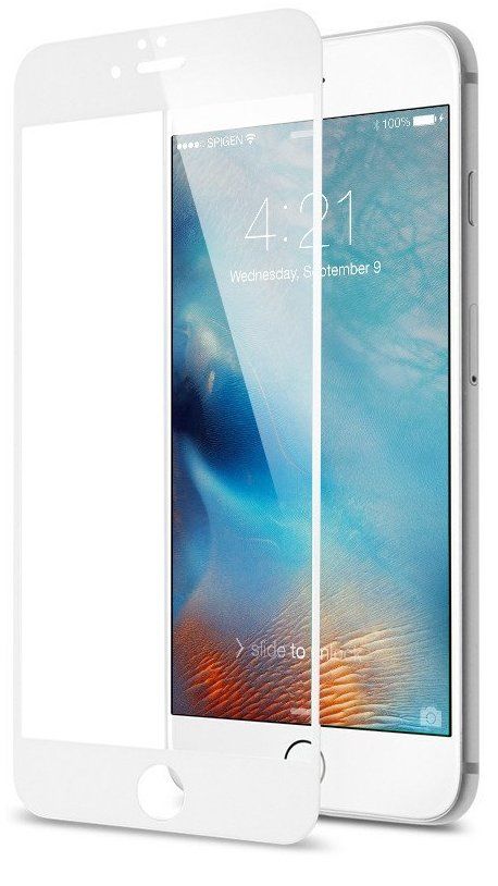 Защитное стекло ONEXT Tempered Glass 6/6S Plus - White