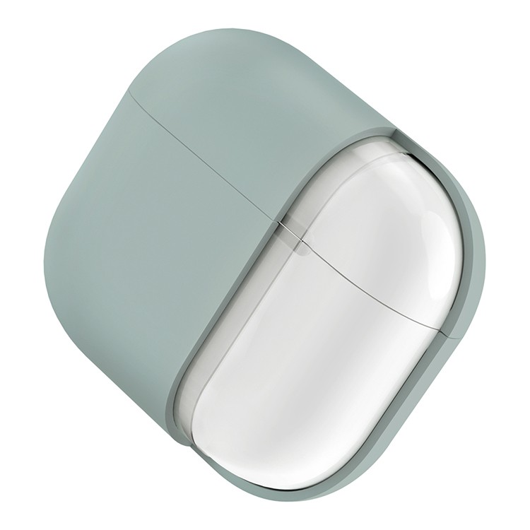 Чехол для AirPods 4 UNIQ Lino Icepant Green, картинка 5