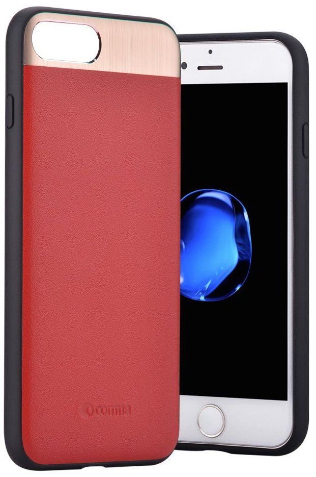 Чехол Cooma iPhone 7 Vivid Leather Case - Red, картинка 2