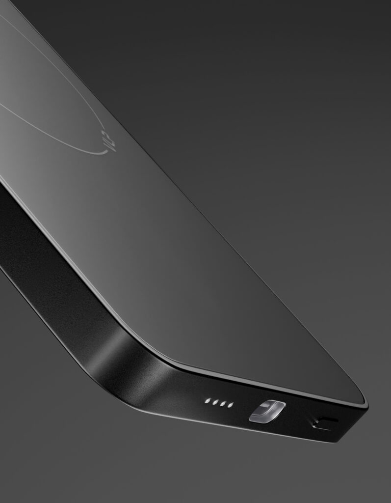 Внешний аккумулятор VLP B-Energy MagSafe 5000 mAh , UCB-C, натуральный титан , картинка 4