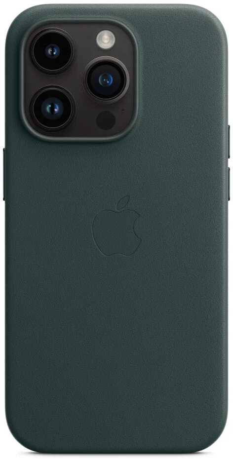 Чехол для iPhone 14 ProMax Leather Case Forest Green Original, картинка 2