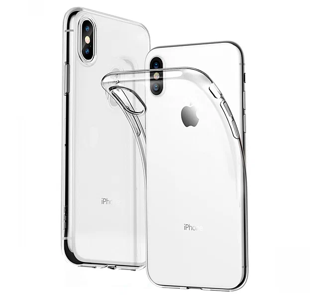 Чехол Brauffen силиконовый iPhone XS Max - transparent