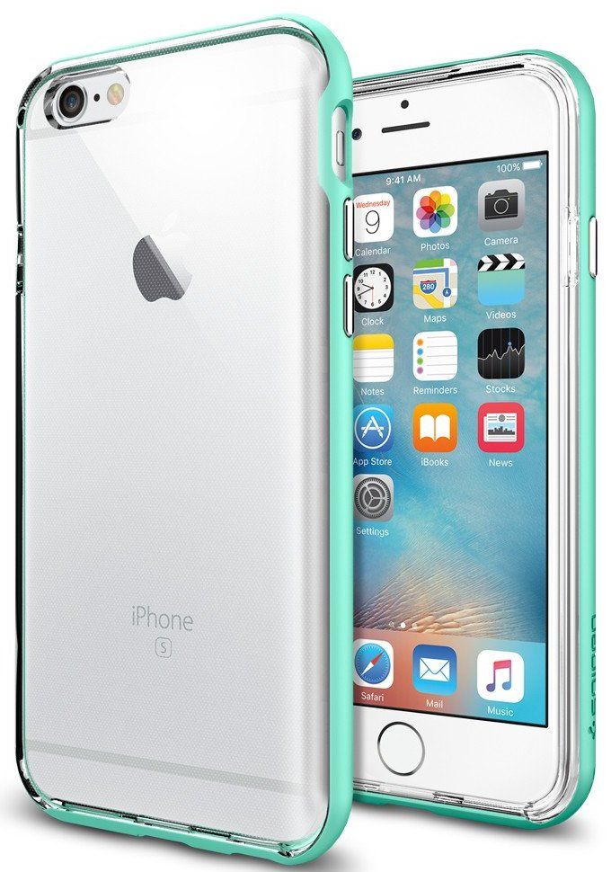 Чехол SGP iPhone 6S Neo Hybrid EX - Mint, картинка 1