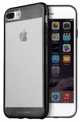 Чехол VIVA iPhone 7 Plus Metalico Borde Case TPU Black, картинка 2