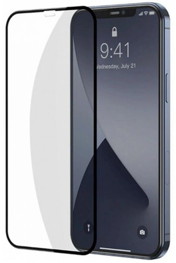 Защитное стекло iPhone 12 Pro Max 6D Black, картинка 3